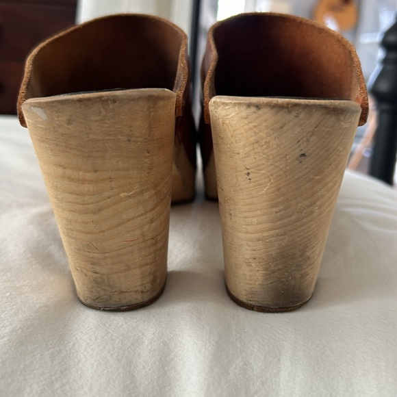 Swedish hasbeena tan mule clogs 37 - Picture 6 of 7